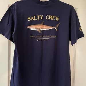 Navy blue boys Salty Crew T-shirt